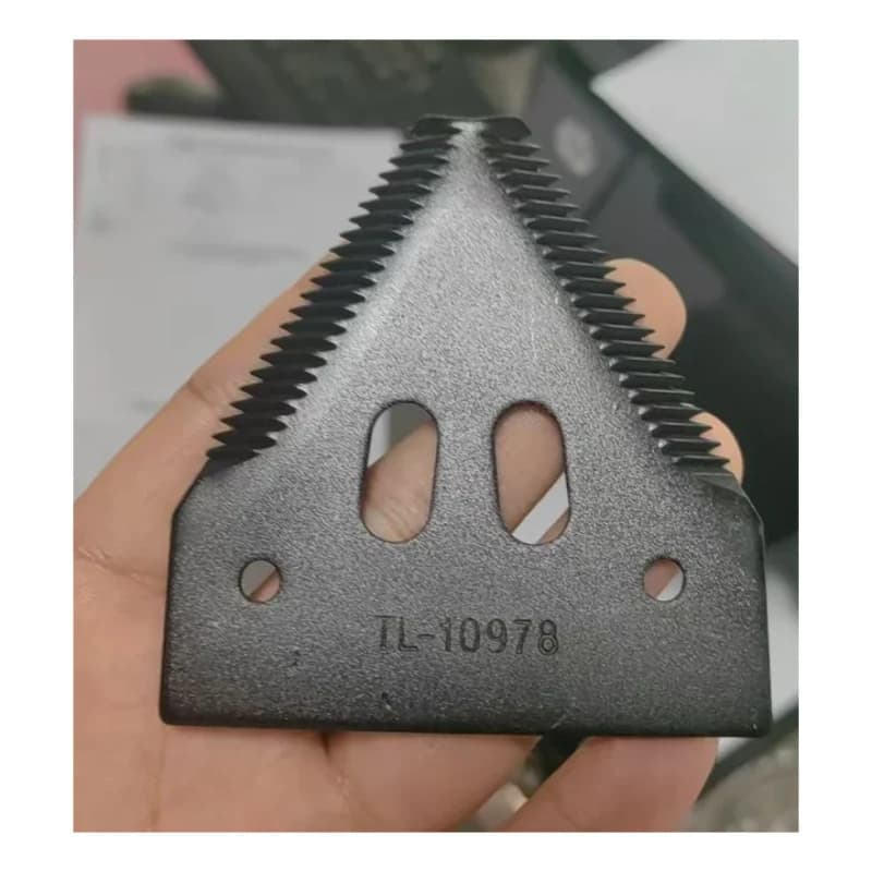 Coarse-tooth combine header knife section stamped TL-10978